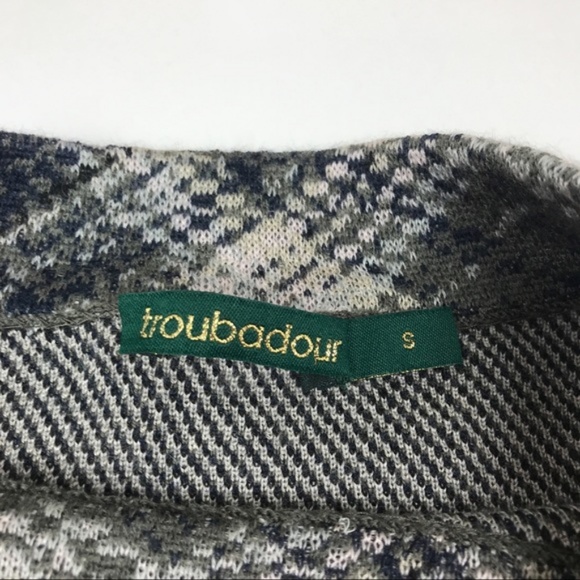 Anthropologie Troubadour Petaled Plaid Sweater Size Small - Picture 4 of 7